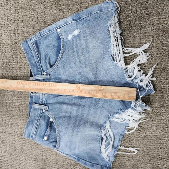 Levi’s Shorts Mom Silver Tab Blue Pockets Women’s Size 28 - Picture 8 of 8